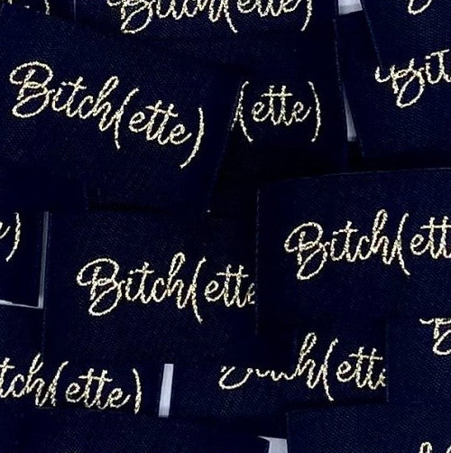 Etiquette Home Couture - Tricot - Crochet - Etiquettes originales et créatives - Bitch(cette)