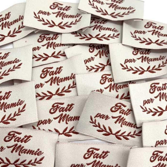 Etiquette Home Couture - Tricot - Crochet - Etiquettes originales et créatives - Fait par Mamie