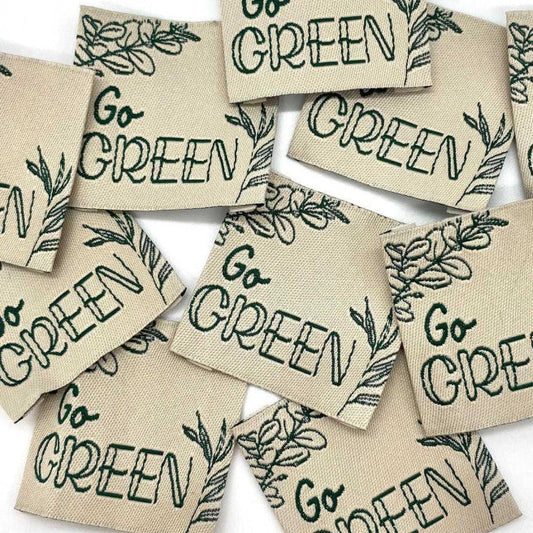 Etiquette Home Couture - Tricot - Crochet - Etiquettes originales et créatives - Go Green