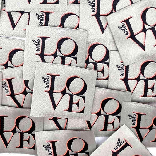 Etiquette Home Couture - Tricot - Crochet - Etiquettes originales et créatives - With Love
