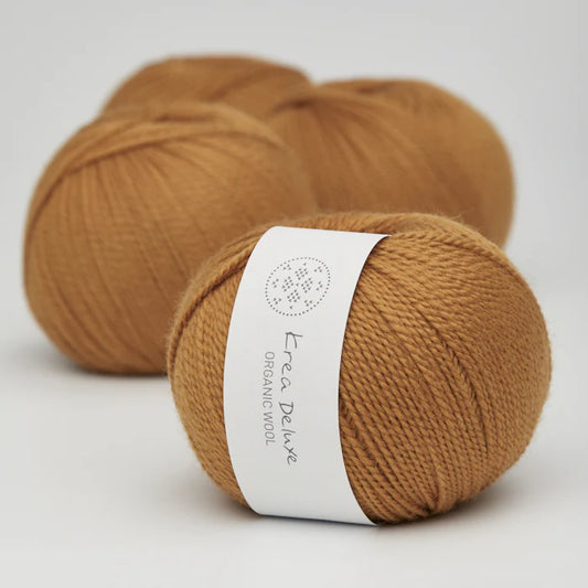 Krea Deluxe Organic Wool 1 - 09 - Mustard Yellow