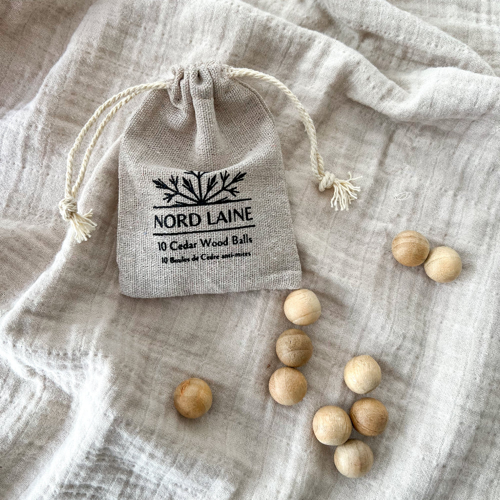 Nord Laine - Boules de cèdre anti-mites Nord Laine - Boules de cèdre anti-mites