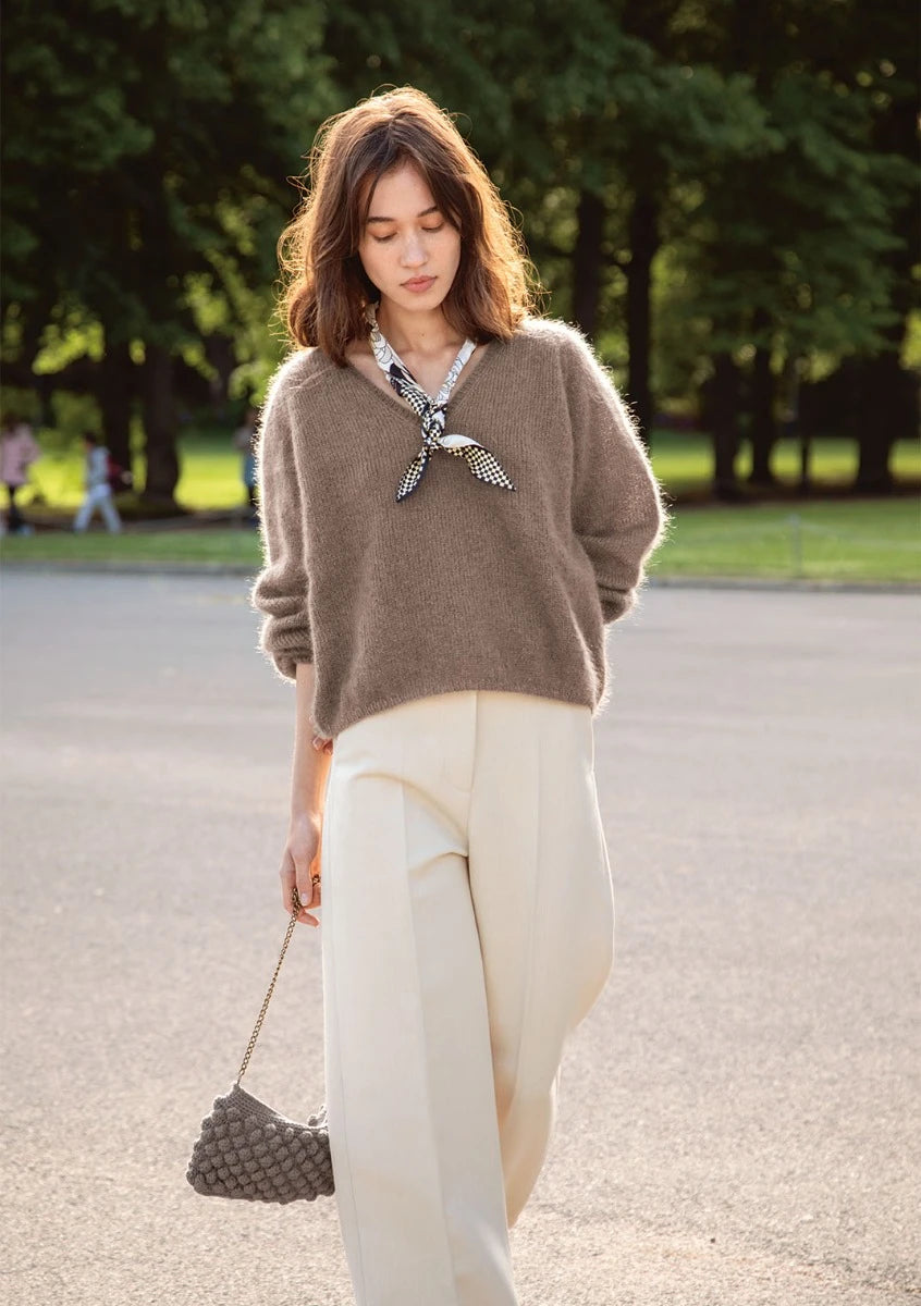 Sandnes Garn Catalogue Tricot 2109 - Olive Blouse Sandnes Garn Catalogue Tricot 2109 - Olive Blouse