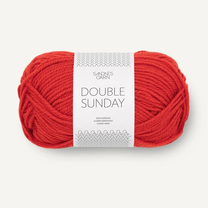 Sandnes Garn Double Sunday - 4018 - Scarlet Red