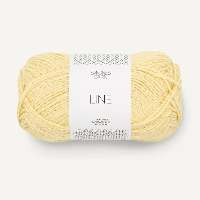 Sandnes Garn Line - 2112 - Light Yellow Sandnes Garn Line - 2112 - Light Yellow