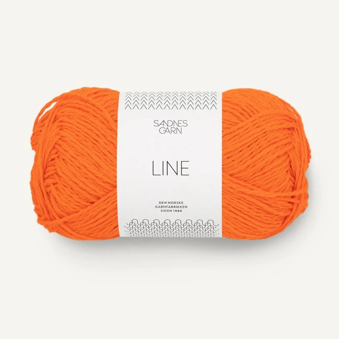 Sandnes Garn Line - 3009 - Orange Tiger Sandnes Garn Line - 3009 - Orange Tiger