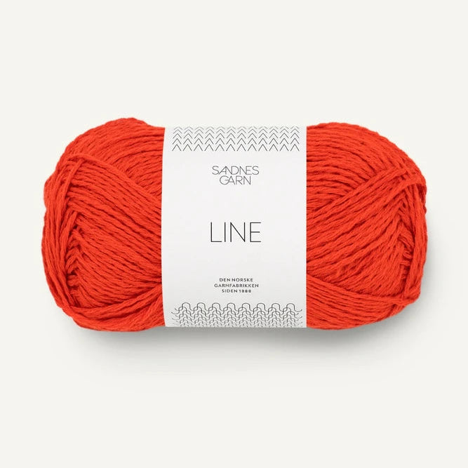 Sandnes Garn Line - 3819 - Spicy Orange Sandnes Garn Line - 3819 - Spicy Orange