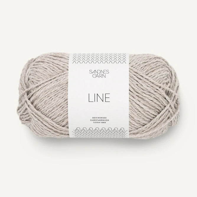 Sandnes Garn Line - 3820 - Pearly Grey Sandnes Garn Line - 3820 - Pearly Grey