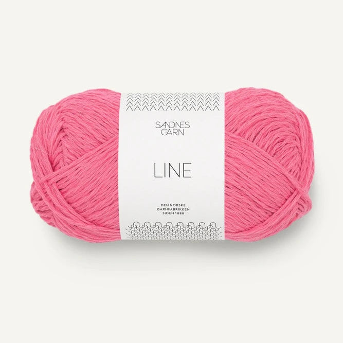 Sandnes Garn Line - 4315 - Bubblegum Pink Sandnes Garn Line - 4315 - Bubblegum Pink