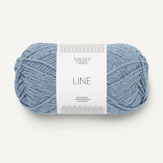 Sandnes Garn Line - 6032 - Hortensia Blue Sandnes Garn Line - 6032 - Hortensia Blue