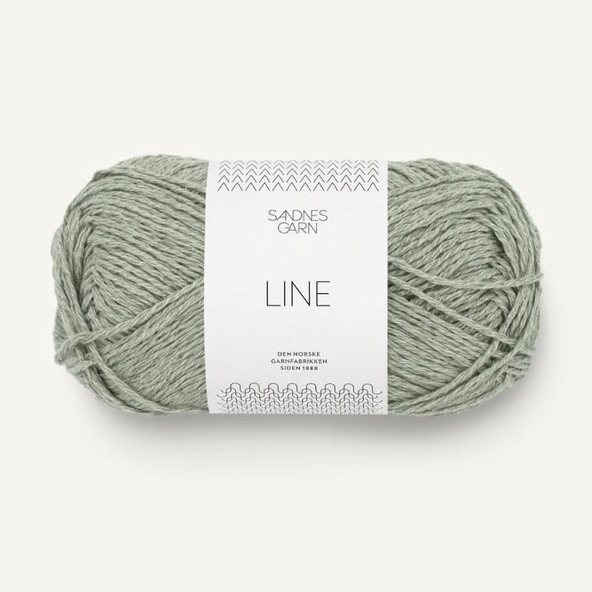 Sandnes Garn Line - 8521 - Powder Light Green Sandnes Garn Line - 8521 - Powder Light Green