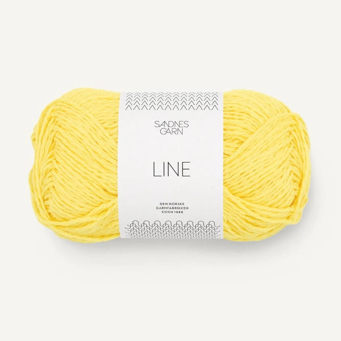 Sandnes Garn Line - 9004- Lemon Sandnes Garn Line - 9004- Lemon