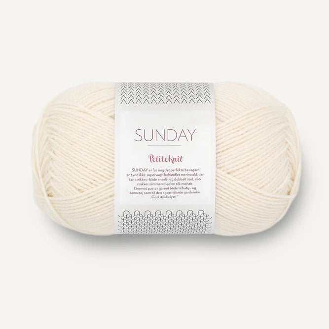 Sandnes Garn Sunday - 1012 - Whipped Cream Sandnes Garn Sunday - 1012 - Whipped Cream