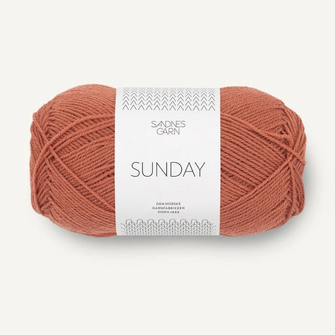 Sandnes Garn Sunday - 3535 - Light Copper Brown
