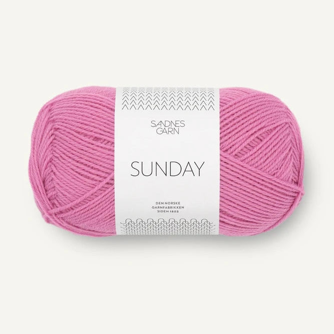 Sandnes Garn Sunday - 4626 - Shocking Pink Sandnes Garn Sunday - 4626 - Shocking Pink