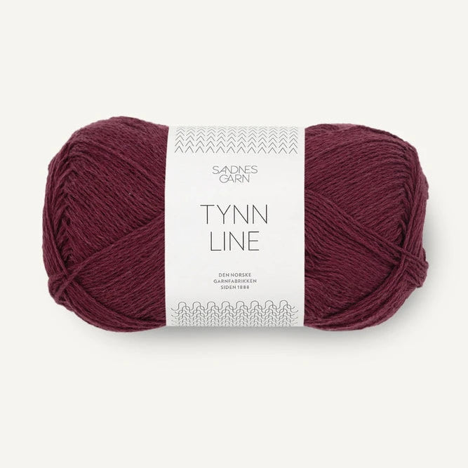 Sandnes Garn Tynn Line - 4372 - Deep Burgunder