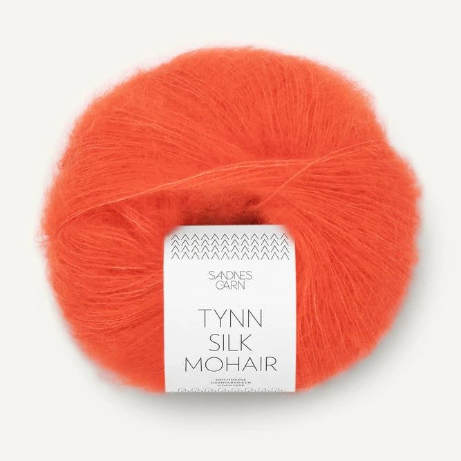 Sandnes Garn Tynn Silk Mohair - 3818 - Orange Sandnes Garn Tynn Silk Mohair - 3818 - Orange