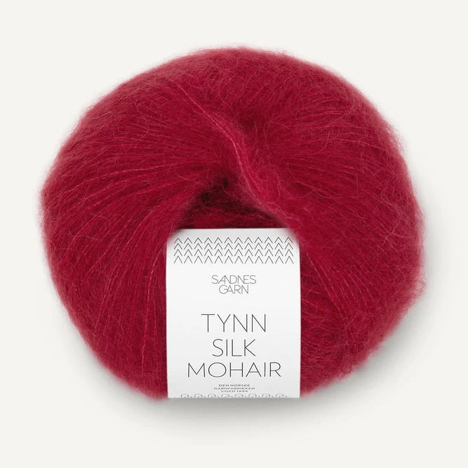 Sandnes Garn Tynn Silk Mohair - 4236 - Deep Red Sandnes Garn Tynn Silk Mohair - 4236 - Deep Red