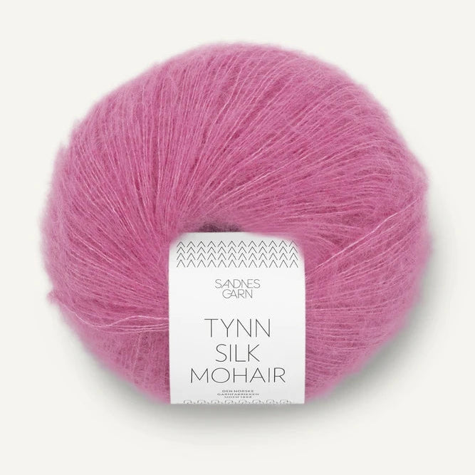 Sandnes Garn Tynn Silk Mohair - 4626 - Shocking Pink Sandnes Garn Tynn Silk Mohair - 4626 - Shocking Pink