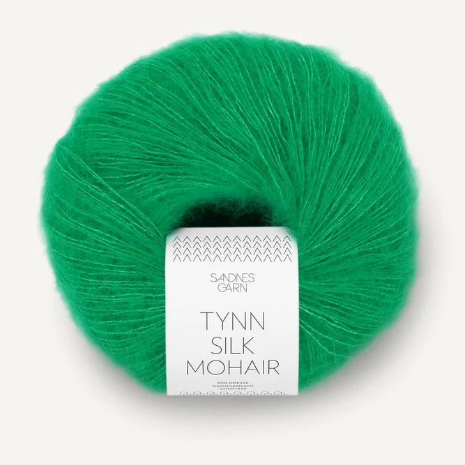 Sandnes Garn Tynn Silk Mohair - 8236 - Jelly Bean Green Sandnes Garn Tynn Silk Mohair - 8236 - Jelly Bean Green