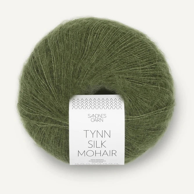 Sandnes Garn Tynn Silk Mohair - 9062 - Olive Green Sandnes Garn Tynn Silk Mohair - 9062 - Olive Green