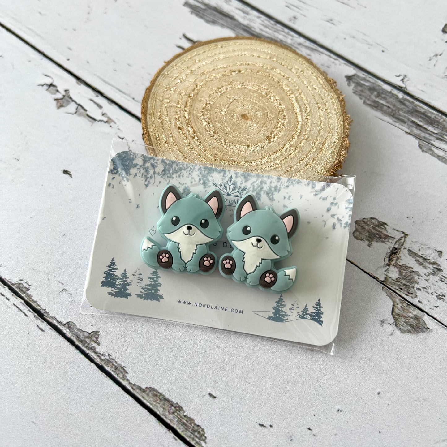 Stoppeurs de mailles Nord Laine - Renards bleus Stoppeurs de mailles Nord Laine - Renards bleus