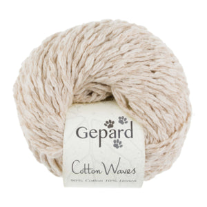 Gepard Garn CottonWaves - 102 - Raw White