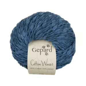 Gepard Garn - CottonWaves - 750 - Denim Blue