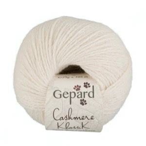 Gepard Garn - Cashmere Klassik - 101 - White
