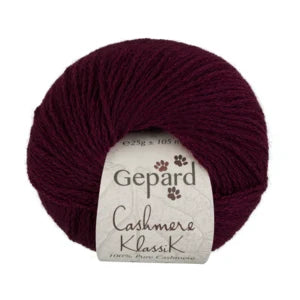 Gepard Garn - Cashmere Klassik - 480 - Bordeaux