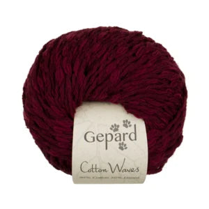 Gepard Garn - CottonWaves - 472 Deep Cherry