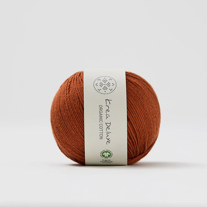 Krea Deluxe Organic Cotton - 68 - Dark Rust