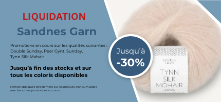 Promo réduction Sandnes Garn Peer Gynt - Tynn Silk Mohair - Double Sunday - Sunday - Line - Tynn Line
