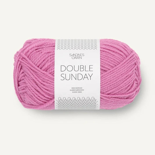 Sandnes Garn Double Sunday - 4626 - Shocking Pink