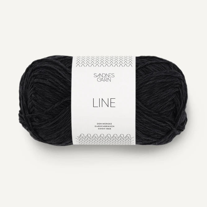 Sandnes Garn Line - 1099 - Black