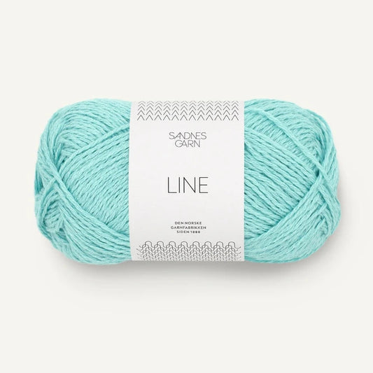 Sandnes Garn Line - 7213 - Turquoise Blue