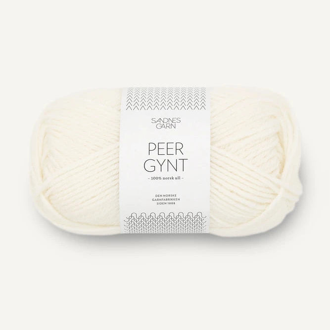 Sandnes Garn Peer Gynt - 1002 - Ecru