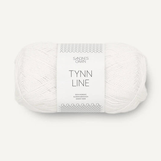 Sandnes Garn Tynn Line - 1002 - White