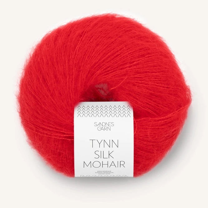 Sandnes Garn Tynn Silk Mohair - 4018 - Scarlet Red