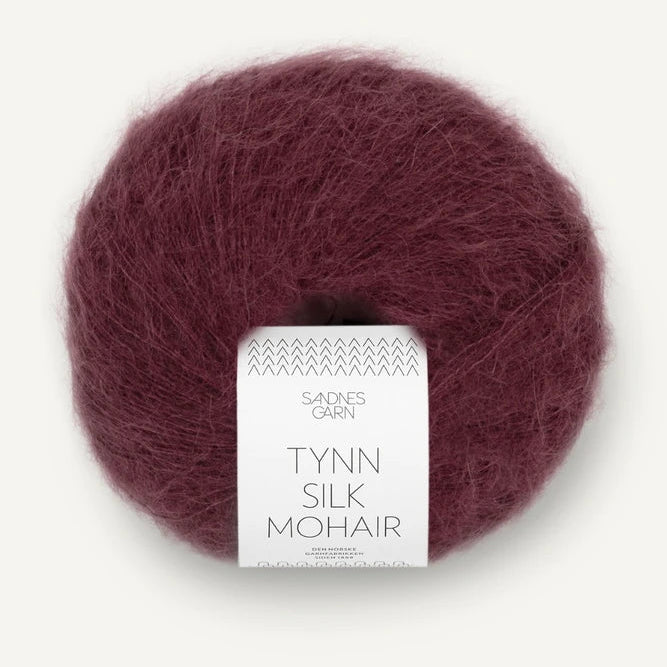 Sandnes Garn Tynn Silk Mohair - 4372 - Deep Burgunder