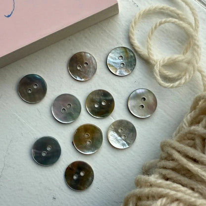 Boutons Mother of Pearl 15 mm PetiteKnit