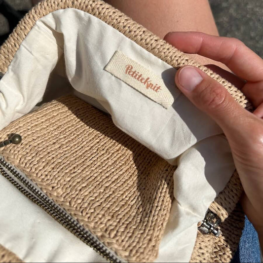 Lining for small frame clutch / Juno Bag - PetiteKnit