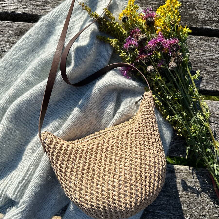 Lining for round bottom bag 58 cm - PetiteKnit