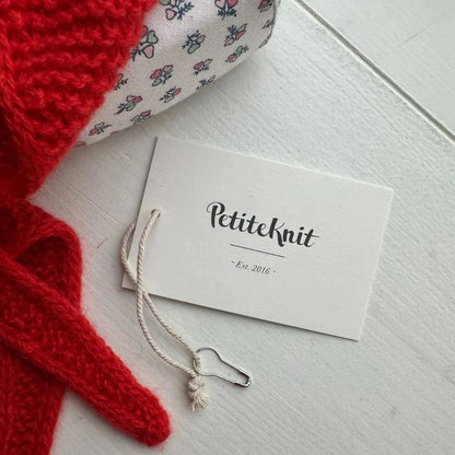 Etiquette de tricot - PetiteKnit
