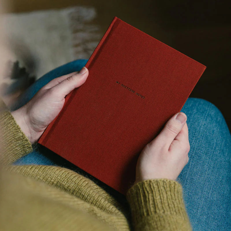 My Knitting Notebook - Carnet à projets de tricots - Terracotta