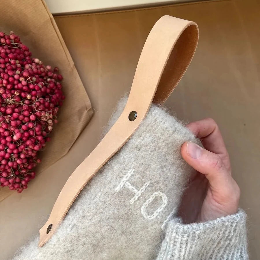 Leather Strap for Christmas Sock - PetiteKnit