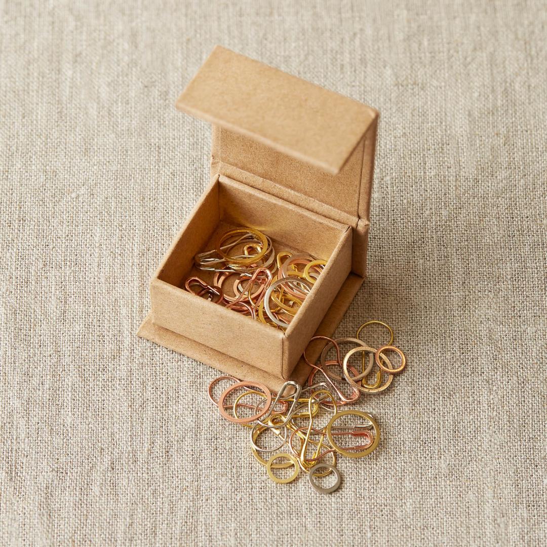 Marqueurs de mailles "Precious Metal" de Cocoknits