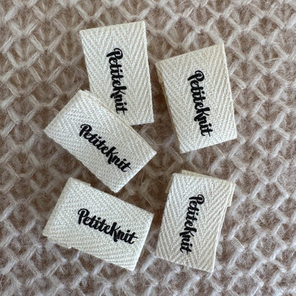 "PetiteKnit" Folded Label - PetiteKnit