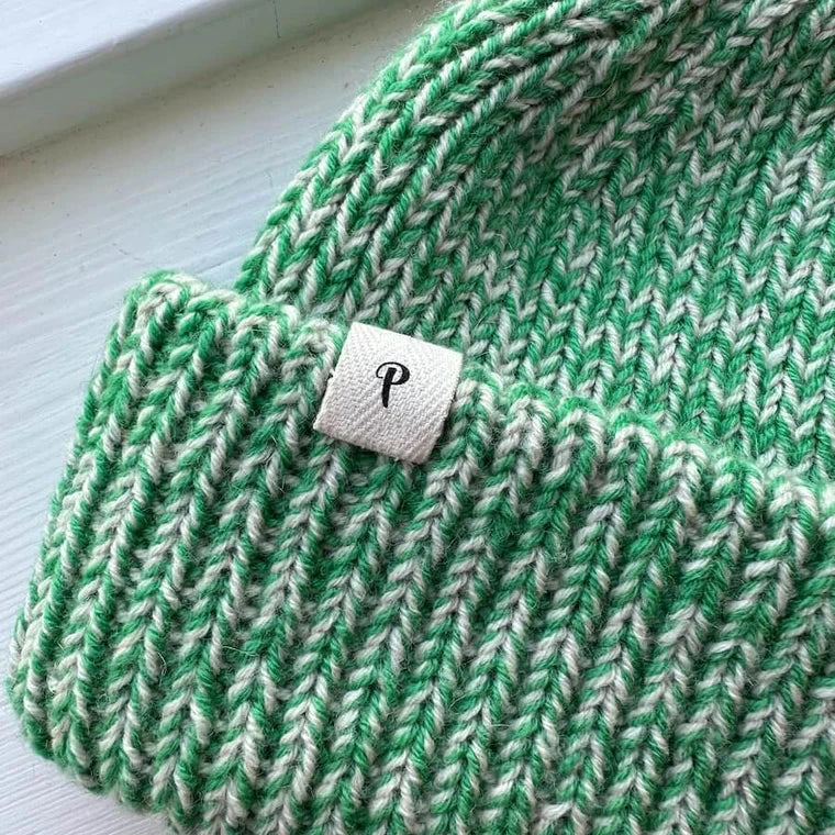 "P" Folded Label - PetiteKnit