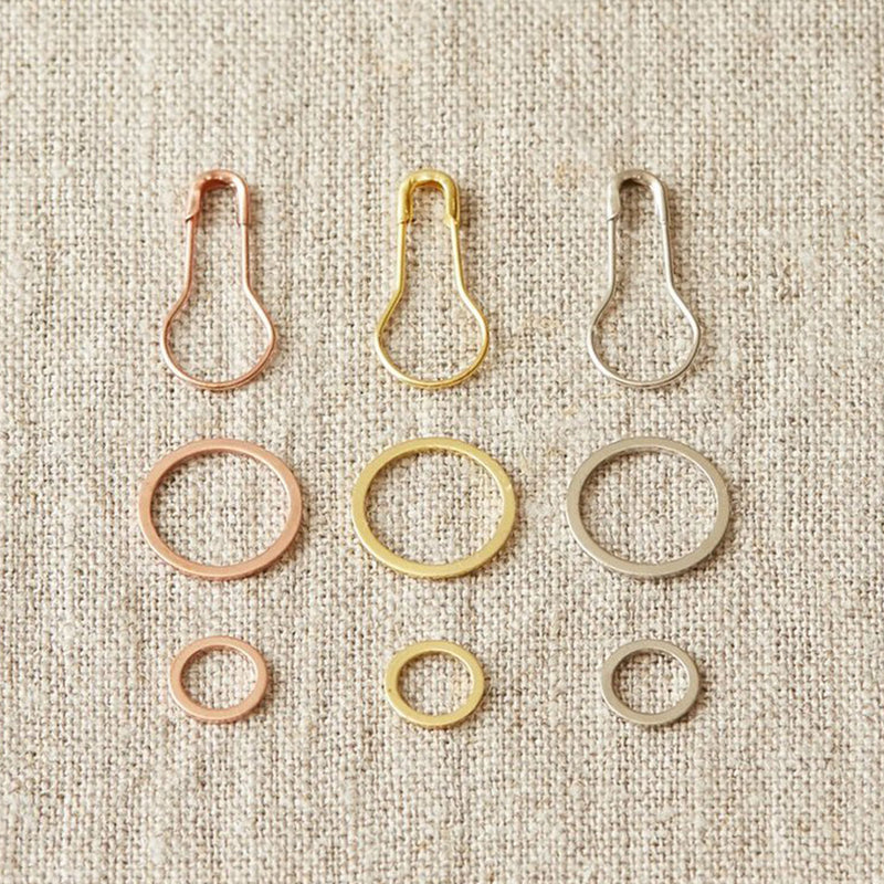 Marqueurs de mailles "Precious Metal" de Cocoknits